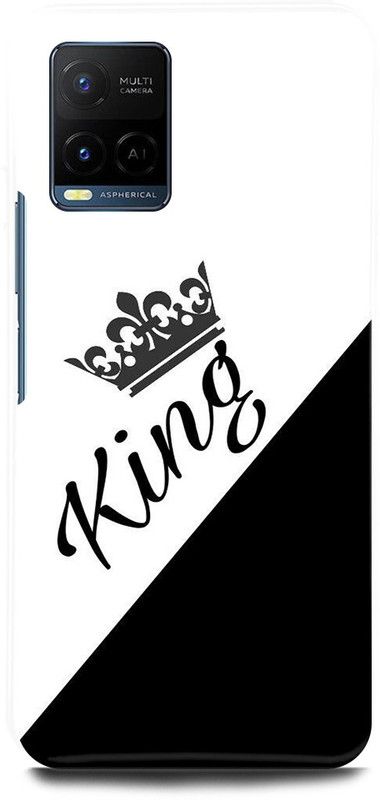 JUGGA Back Cover for Vivo Y33T, V2146, KING, PRINCE, RAJA  (White, Hard Case, Pack of: 1)