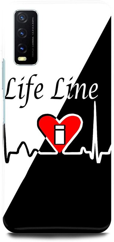 play fast Back Cover for Vivo Y20, V2029 I, NAME, LETTER, ALPHABET, LIFELINE  (Black, Hard Case, Pack of: 1)