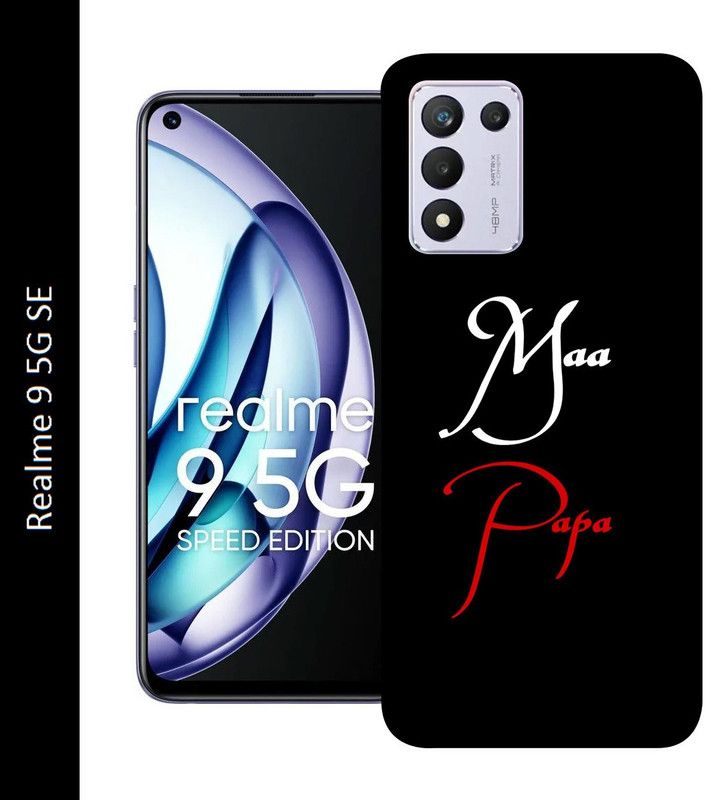 Anami Back Cover for Realme 9 5G SE  (Black, Grip Case, Silicon, Pack of: 1)