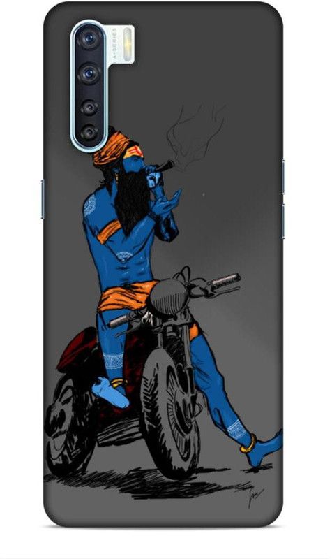 Trinetra Back Cover for Oppo F15  (Multicolor, Hard Case, Pack of: 1)