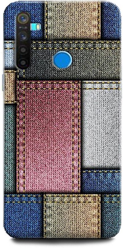GRAFIQE Back Cover for Realme 5s/ Jeans, Wall, Blue Wall, Patterns, Mandala, Abstract Art, Designs  (Multicolor, Shock Proof, Pack of: 1)