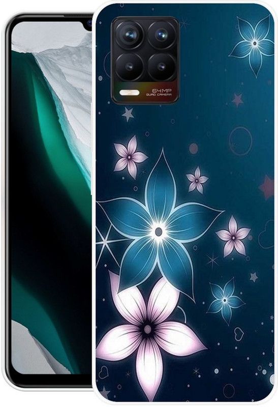 vaidik Back Cover for Realme 8  (Multicolor, Dual Protection, Silicon, Pack of: 1)