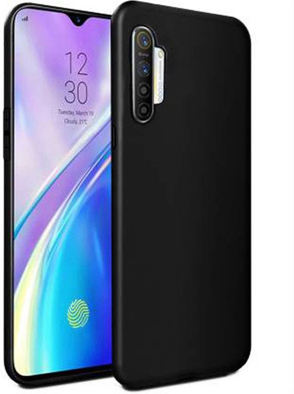 Stunny Back Cover for Realme X2  (Black, Grip Case, Pack of: 1)