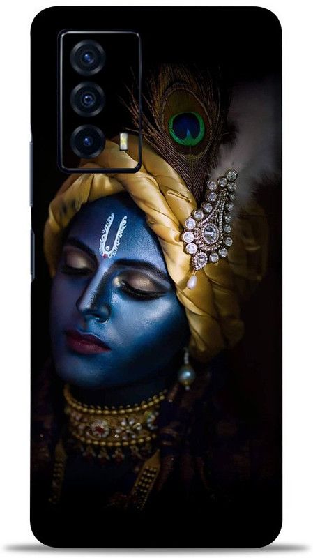 OggyBaba Vivo Iqoo Z5, Mobile back skin guard, An elegant skin for your Mobile Skin  (Lord Krishna skin multicolor with ultra matte finish)