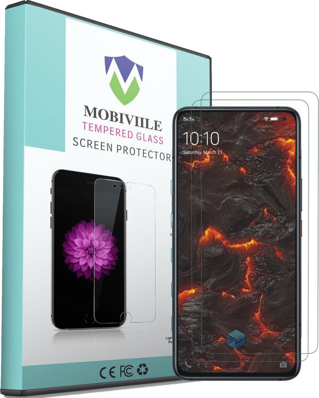 MOBIVIILE Tempered Glass Guard for iQOO 3 (5G)  (Pack of 2)