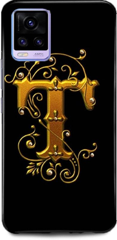 MP ARIES MOBILE COVER Back Cover for ViVO V20, V2025, T NAME BACK COVER NAME WITH T T NAME T LETTER T T LETTER T ALPHABET  (Multicolor, Hard Case, Pack of: 1)