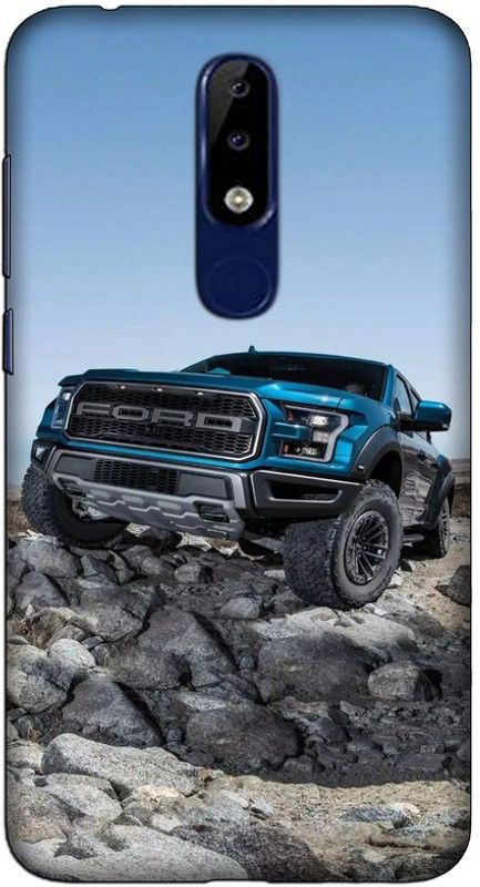 CROKIAN Back Cover for Nokia 6.1 Plus Car Back Cover  (Multicolor, Hard Case, Pack of: 1)