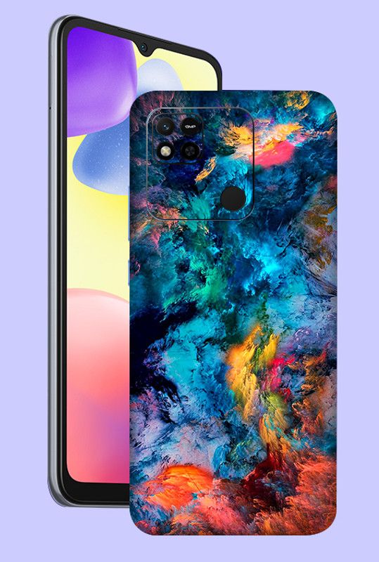 WeCre8 Skin's Xiaomi Redmi 10A Sport Mobile Skin  (Colors Multicolor Premium Quality Mobile Skin With Cleaning Wipe)