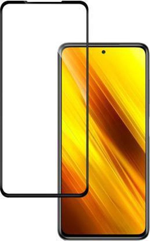 ZIVITE Edge To Edge Tempered Glass for Xiaomi Poco X3  (Pack of 1)