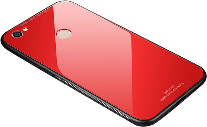 Coverage Back Cover for Vivo V7 Plus - 1716  (Red, Grip Case, Pack of: 1)