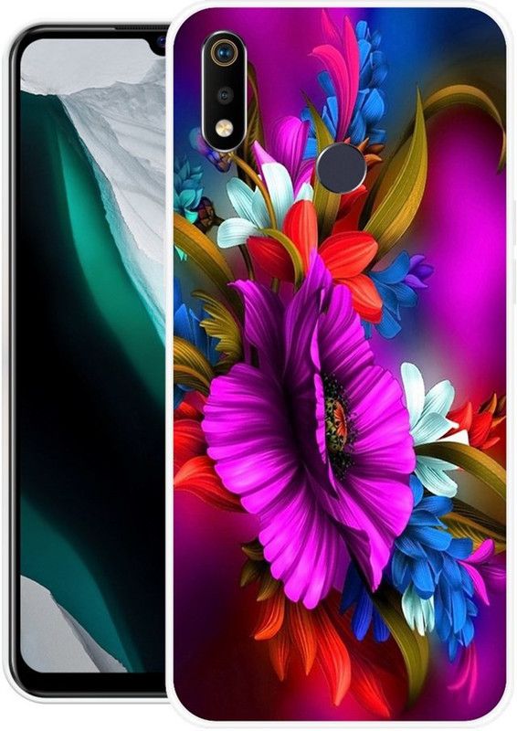 Smart Sky Back Cover for Realme 3i  (Multicolor, Dual Protection, Silicon, Pack of: 1)