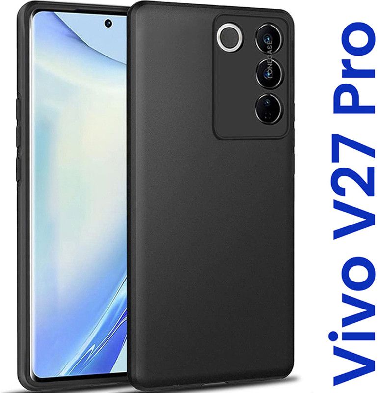 FONECASE Sleeve for VIVO V27 PRO (5G), VIVO V27 Pro  (Black, Flexible, Pack of: 1)