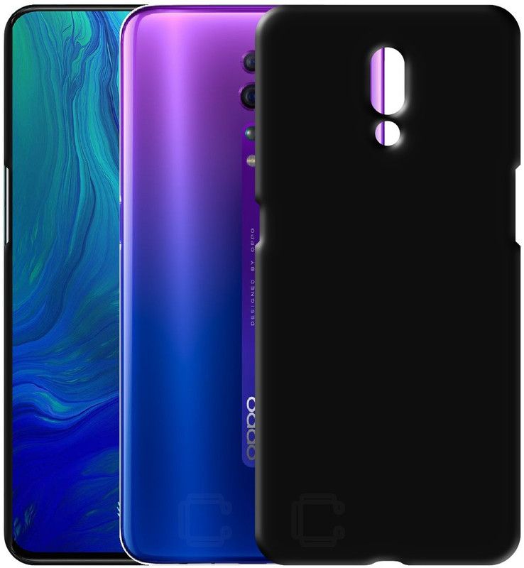 CASE CREATION Back Cover for New Oppo RENO (2019)  (Black, Hard Case, Pack of: 1)