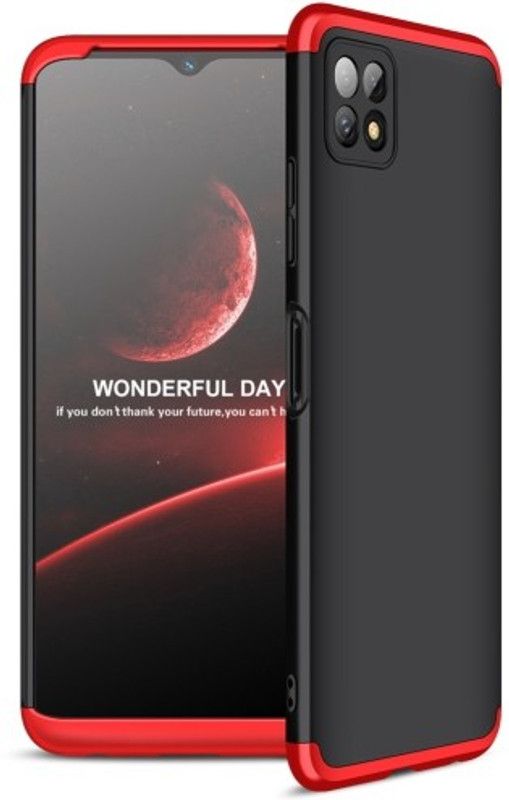 Cermarise Front & Back Case for Samsung Galaxy A22 5G  (Red, Pack of: 1)