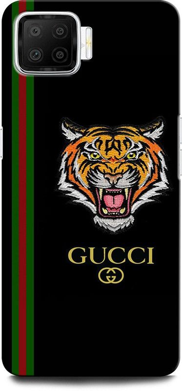 INTELLIZE Back Cover for OPPO F17 GUCCI, SPORTS, GUCCI LOGO, BRAND  (Multicolor, Hard Case, Pack of: 1)