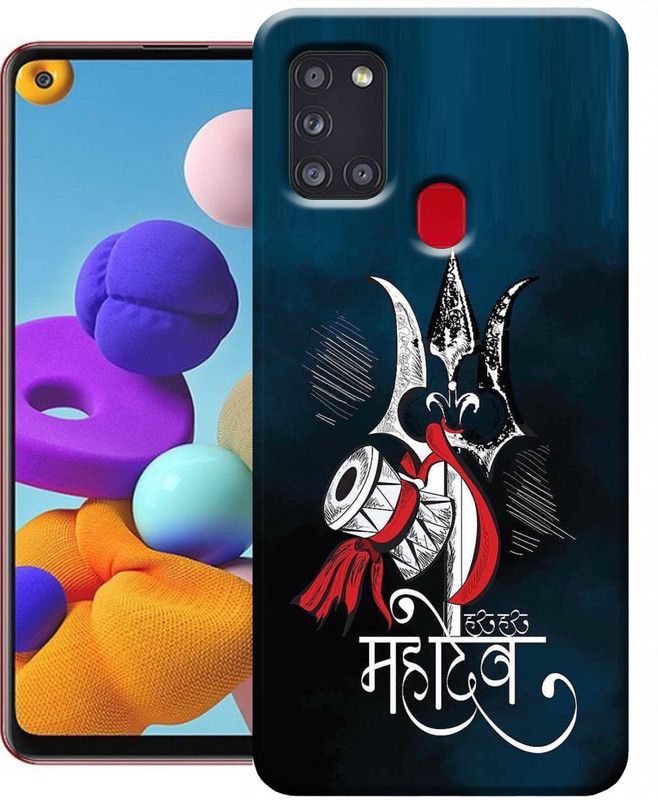 Amstyle Back Cover for Samsung Galaxy A21s  (Multicolor, Anti-radiation, Silicon, Pack of: 1)