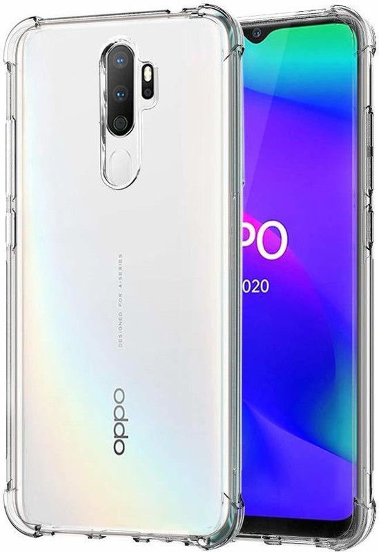 Kishori Back Cover for oppo a5 2020  (Transparent)