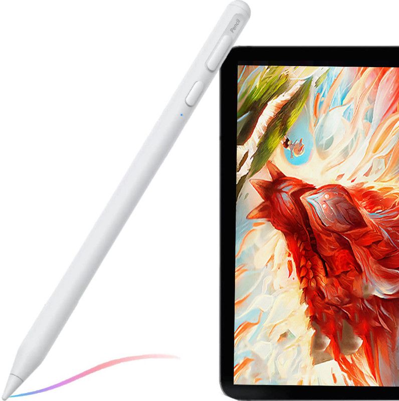 Urban Infotech Rechargeable Smart Fine Tip Phone Active Capacitive Touch Screen Stylus Pen Stylus  (White)