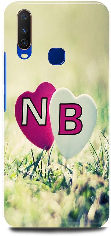 JUGGA Back Cover for Vivo Y17, 1902, N LOVES B NAME,N NAME, B LETTER, ALPHABET,N LOVE B NAME  (Green, Hard Case, Pack of: 1)