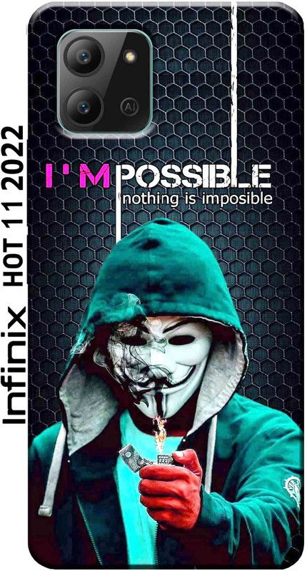 stroxy Back Cover for Infinix Hot 11 2022 2616  (Multicolor, Matte Finish, Silicon, Pack of: 1)