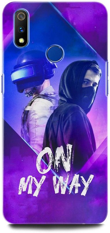 ORBIQE Back Cover for Realme 3 Pro RMX1851 ALAN WALKER, ON MY WAY, PUBG, GAME, MUSIC  (Multicolor, Hard Case, Pack of: 1)
