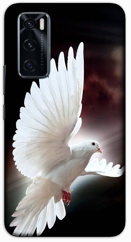 CROKIAN Back Cover for ViVO V20 SE White Pigeon Back Cover  (Multicolor, Hard Case, Pack of: 1)