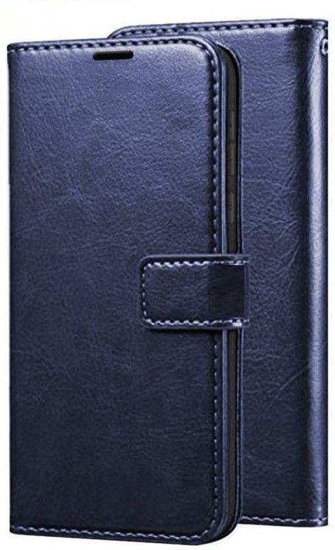 YuniKase Flip Cover for VIVO Y12, Y15, Y17  (Blue, Dual Protection, Pack of: 1)