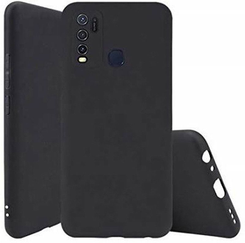 Mobi Socket Back Cover for Vivo Y50,Y30  (Black, Grip Case, Pack of: 1)