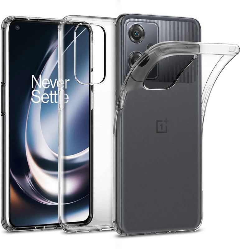 Nainz Back Cover for OnePlus Nord CE 2 Lite  (Transparent, Grip Case, Silicon, Pack of: 1)
