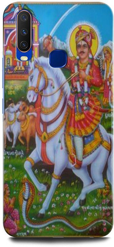 ORBIQE Back Cover for Vivo Y12 1904 TEJAJI MAHARAJ, TEJAJI, VEER TEJA  (Multicolor, Shock Proof, Pack of: 1)