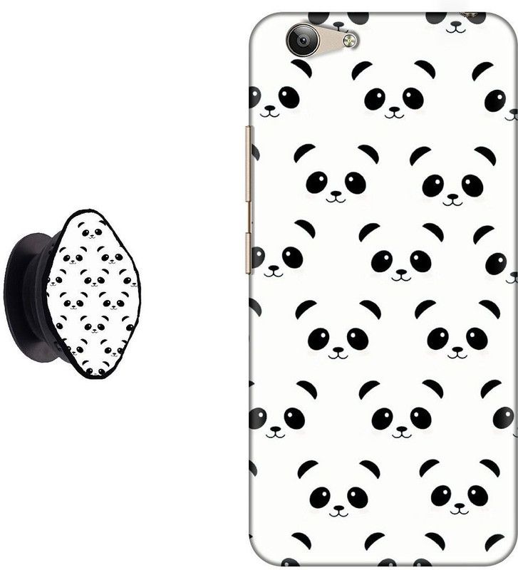 My Swag Back Cover for Vivo V5 (Multicolor, Cases with Holder)  (Black, White, Pack of: 1)