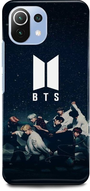 JUGGA Back Cover for Xiaomi 11Lite NE, BTS, BTS, BTS ARMY, BTS LOVE, BTS SINGERS, KOREAN  (Black, Hard Case, Pack of: 1)