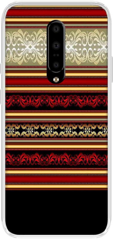 CaseRepublic Back Cover for OnePlus 7  (Multicolor, Silicon, Pack of: 1)