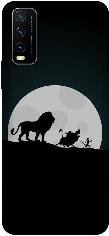 URCHIN Back Cover for Vivo Y20G lion king, disney movie, disney, timon pumba, lion king, cartoon  (Multicolor, Shock Proof, Pack of: 1)