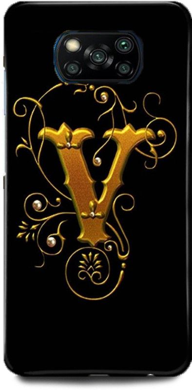 MP ARIES MOBILE COVER Back Cover for POCO X3 PRO  (Black, Gold, Hard Case, Pack of: 1)