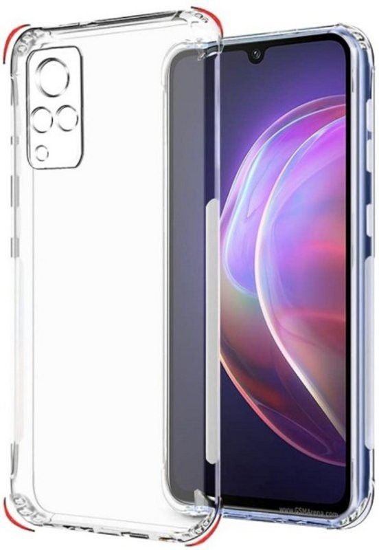 Skcase Pouch for Vivo V21 5G, Vivo V21  (White, Camera Bump Protector, Pack of: 1)