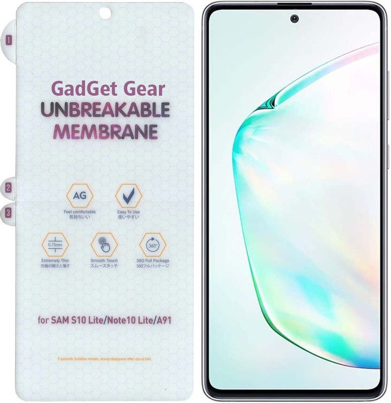 Gadget Gear Screen Guard for Samsung Galaxy Note 10 Lite | S10 Lite (Matte)  (Pack of 1)