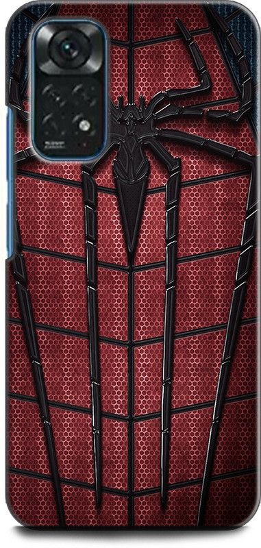 WallCraft Back Cover for Redmi Note 11, 2201117TI SPIDERMAN, LOGO, AVENGER, MARVEL, SUPERHERO  (Multicolor, Dual Protection)