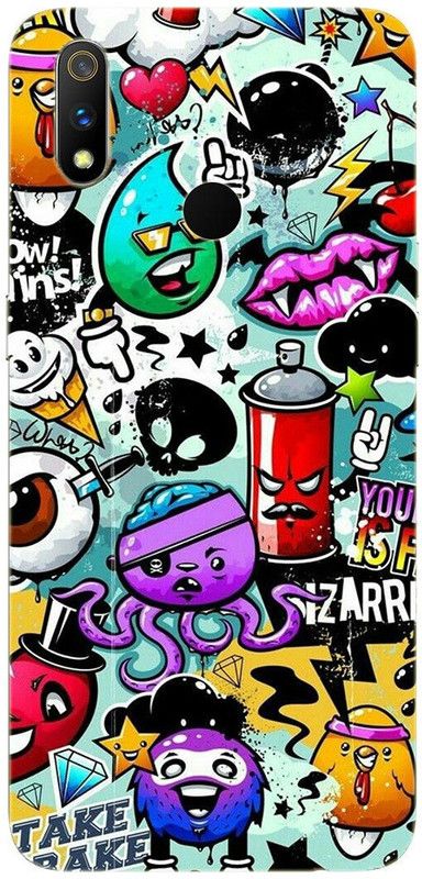 METOO Back Cover for Oppo Realme 3i, Minians,Funny Quote Design Printed Back Cover Print : 112  (Multicolor, Dual Protection, Silicon, Pack of: 1)