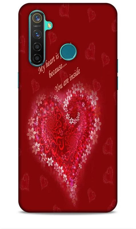 Keviv Back Cover for Realme 5 Pro  (Red, 3D Case, Pack of: 1)