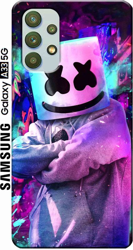 Burdak Back Cover for Samsung Galaxy A33 5G 2636  (Multicolor, Matte Finish, Silicon, Pack of: 1)