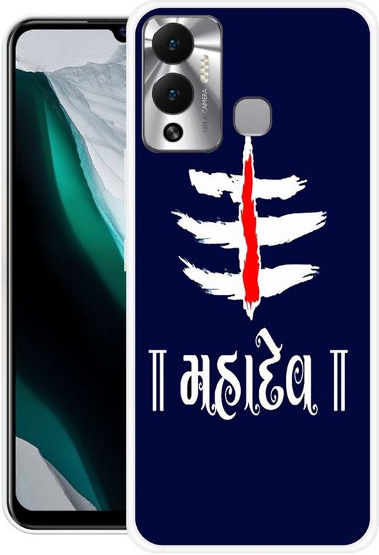 redfly Back Cover for Infinix Hot 12 Play  (Blue, White, Silicon)