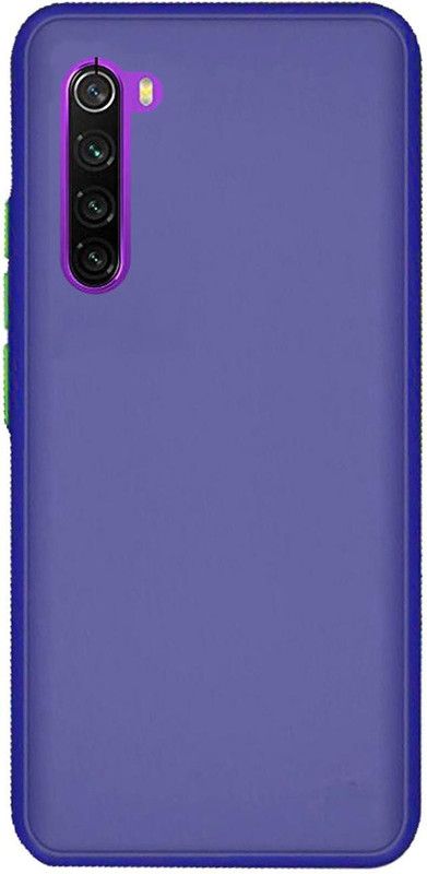 Lilliput Back Cover for Mi Redmi Note 8  (Blue, Grip Case, Pack of: 1)