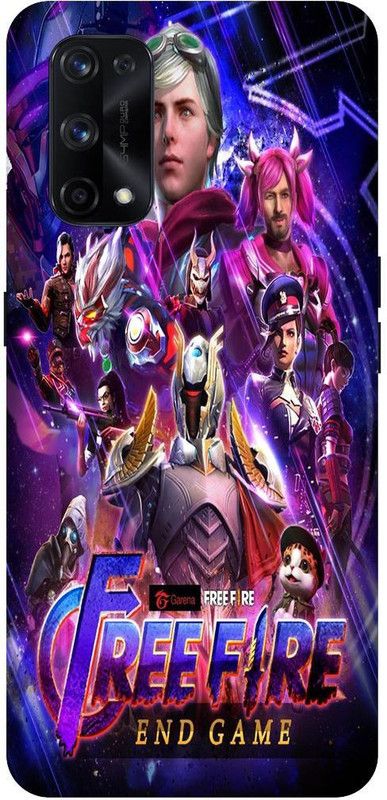 Bluvver Back Cover for Realme X7 Pro, RMX2121, Printed Free Fire Game Back Cover  (Multicolor, Hard Case, Pack of: 1)