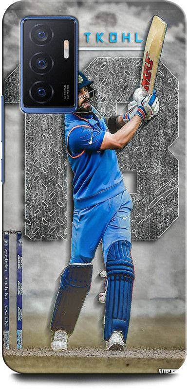 ORBIQE Back Cover for Vivo V23e 5G VIRAT, KOHLI, INDIA, CRICKET, PLAYER, GOAT, RCB, IPL  (Multicolor, Hard Case, Pack of: 1)