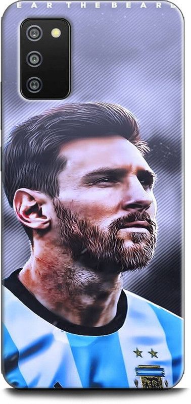 Afterglow Back Cover for SAMSUNG Galaxy F02s MESSI JERSEY, BARCELONA, FOOTBALL, MESSI, JERSEY, FOOTBALL  (Multicolor, Shock Proof, Pack of: 1)