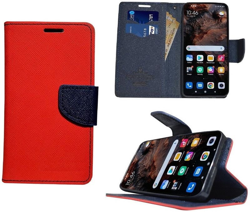 Fastship Flip Cover for OnePlus 6  (Red, Magnetic Case, Pack of: 1)