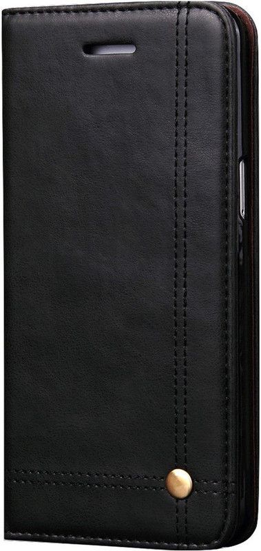 HEAVY DUTY Flip Cover for Samsung Galaxy S8  (Black, Magnetic Case, Pack of: 1)