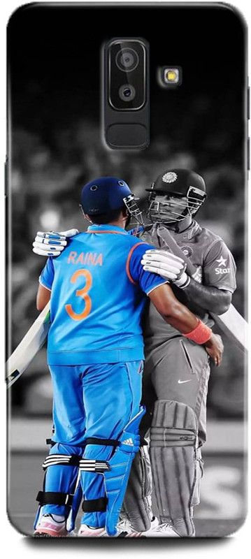 Afterglow Back Cover for SAMSUNG Galaxy J8 DHONI, MS DHONI, MHAI, MSD, SPORTS, CRICKET, MSD 7  (Multicolor, Shock Proof, Pack of: 1)