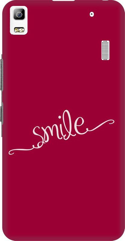 Coberta Case Back Cover for Lenovo K3 Note Back Cover smile Design Back Case For Lenovo K3 Note By Coberta  (Multicolor, Pack of: 1)